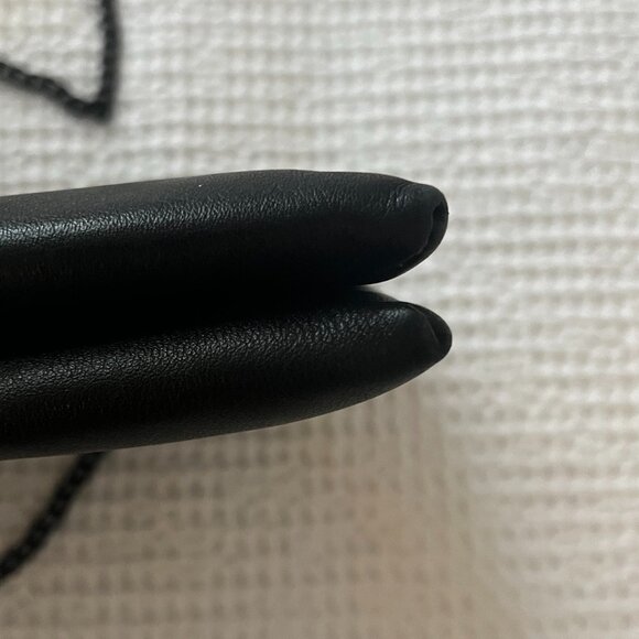 Loeffler Randall Envelope Clutch Turn-Lock Purse Black - Picture 12 of 16